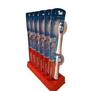 6x Colgate 360 Sonic Floss Tip Soft 2 Pack Replacement Toothbrushes New